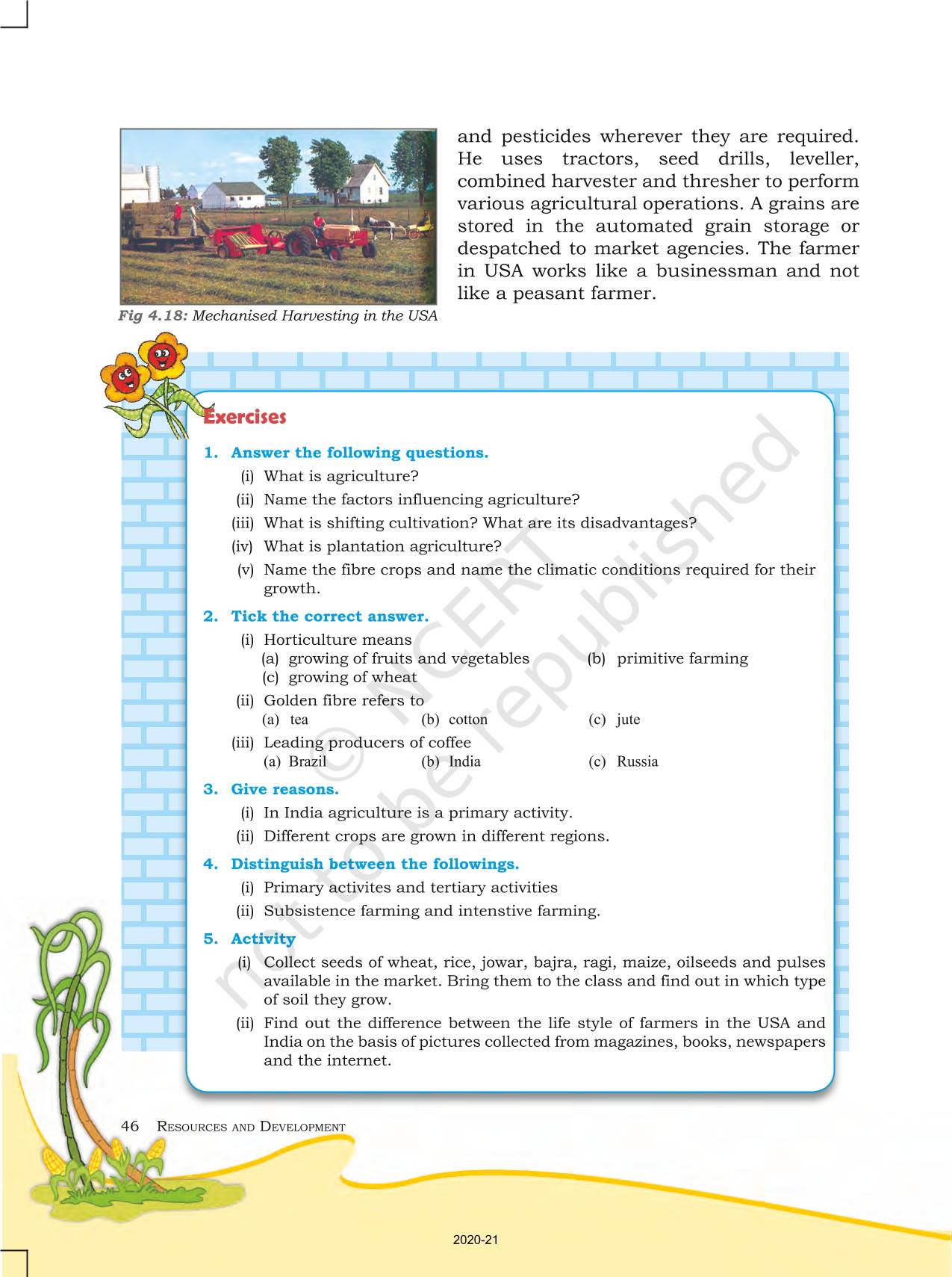 agriculture-ncert-book-of-class-8-geography-resources-and-development